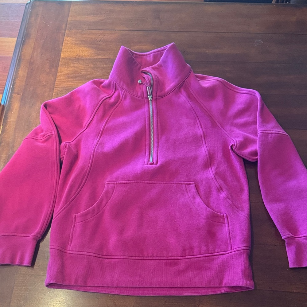 lululemon athletica Women's Half-Zip Sweater - Berry